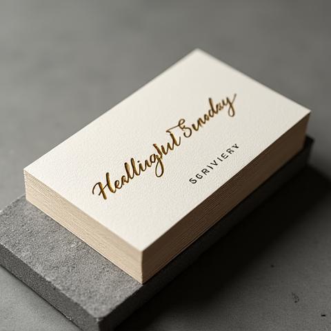 Kalligraphische Visitenkarten